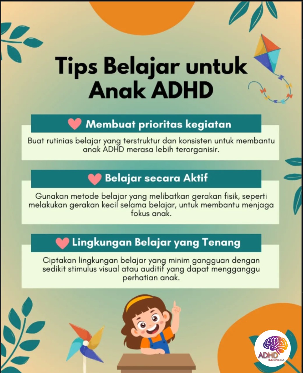 Strategi Belajar yang Cocok untuk Anak ADHD di Kota Palembang